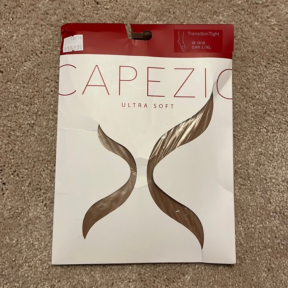 Capezio Transition Tight in Caramel, Size Large/Extra-Large - New With Tags